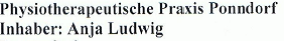 Physiotherapiepraxis Ponndorf
